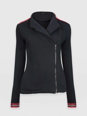 Blue Saint + Sophia  Zip-Front Women's Jacket with Red Trim - NWT